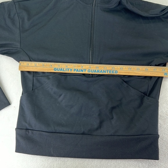 NWT All In Motion Long Sleeve 1/2 Zip Up Jacket Hoodie Black Womens Size XS - Picture 4 of 8